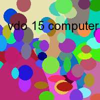 vdo 15 computer